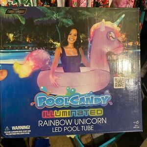 Rainbow Unicorn LED Pool Tube